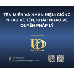TÊN MIỀN VÀ NHÃN HIỆU: GIỐNG NHAU VỀ TÊN, KHÁC NHAU VỀ QUYỀN PHÁP LÝ