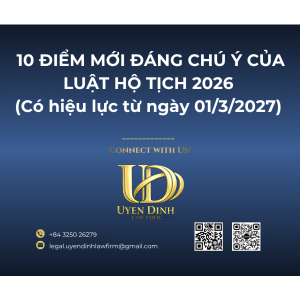 10 ĐIỂM MỚI ĐÁNG CHÚ Ý CỦA LUẬT HỘ TỊCH 2026